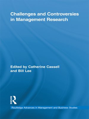 cover image of Challenges and Controversies in Management Research